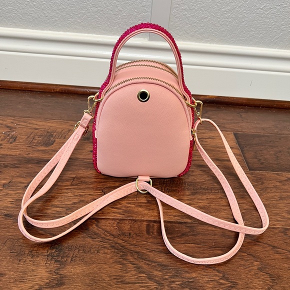 New! Rhinestone Backpack Purse - Picture 3 of 6